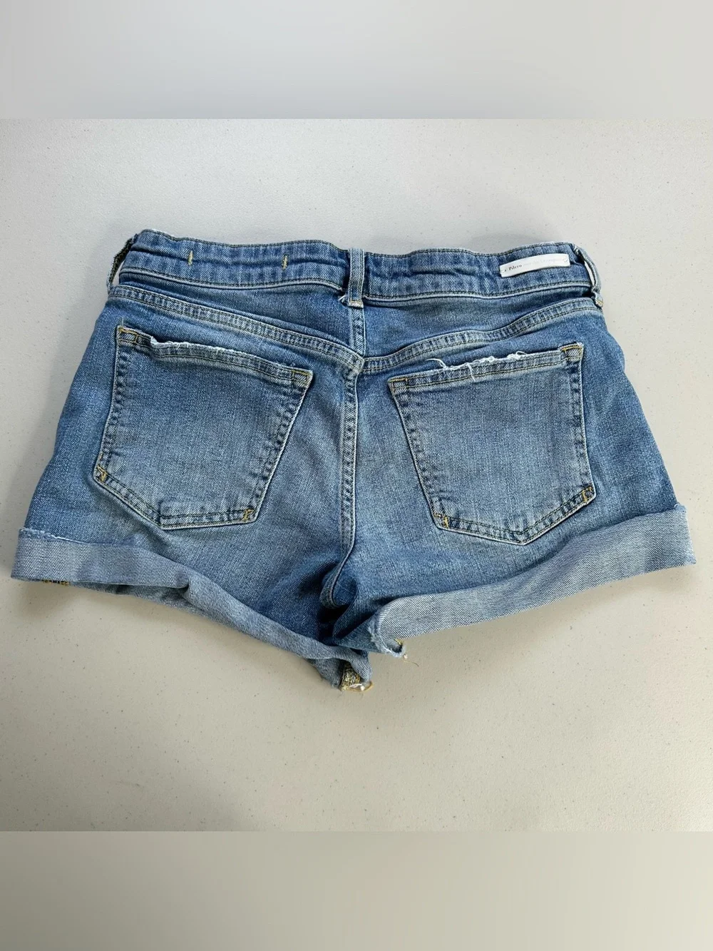Pilcro and the Letterpress Anthropologie Slim Boyfriend Jean Shorts Womens 25 - Picture 2 of 5
